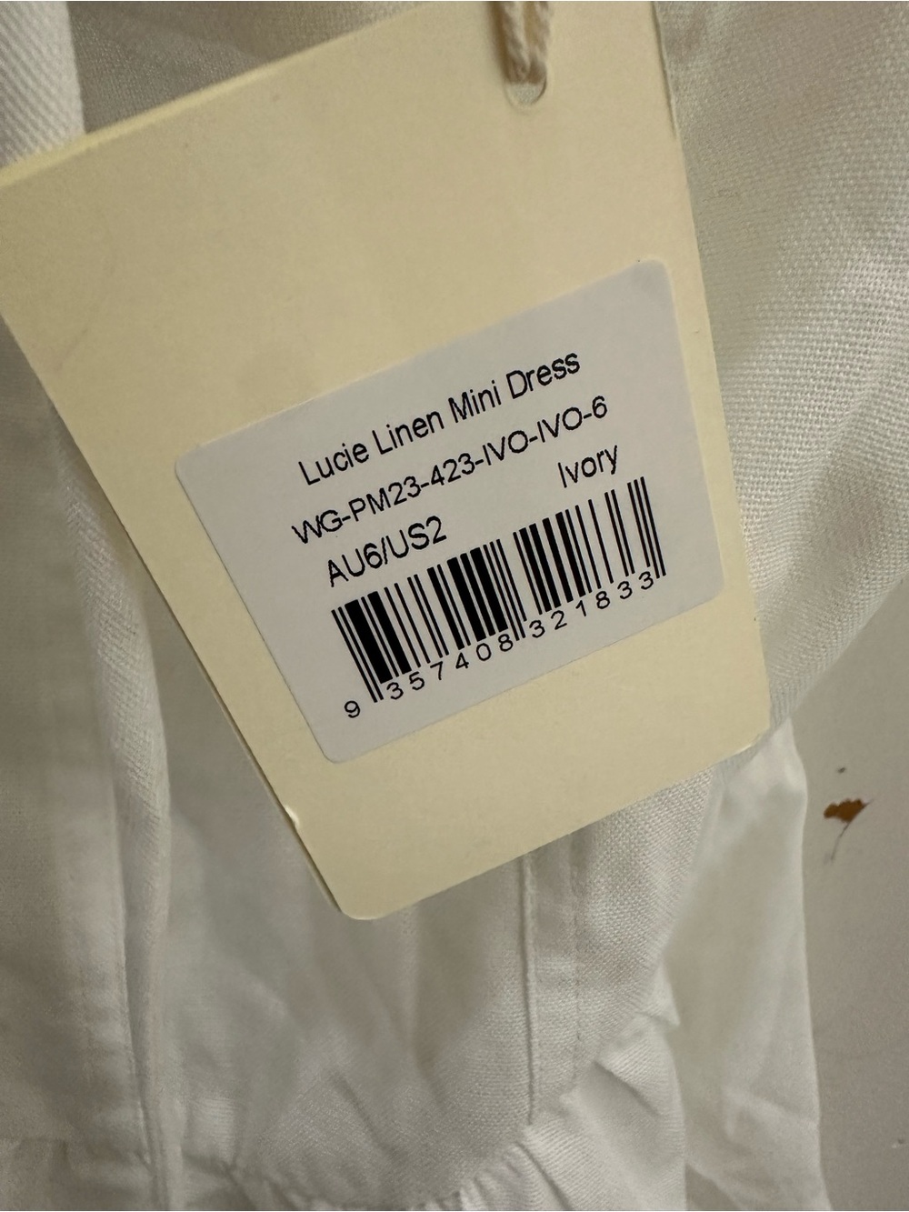 NWT Peppermayo White Tiered Corset Sundress “Lucie Linen” - Picture 5 of 9